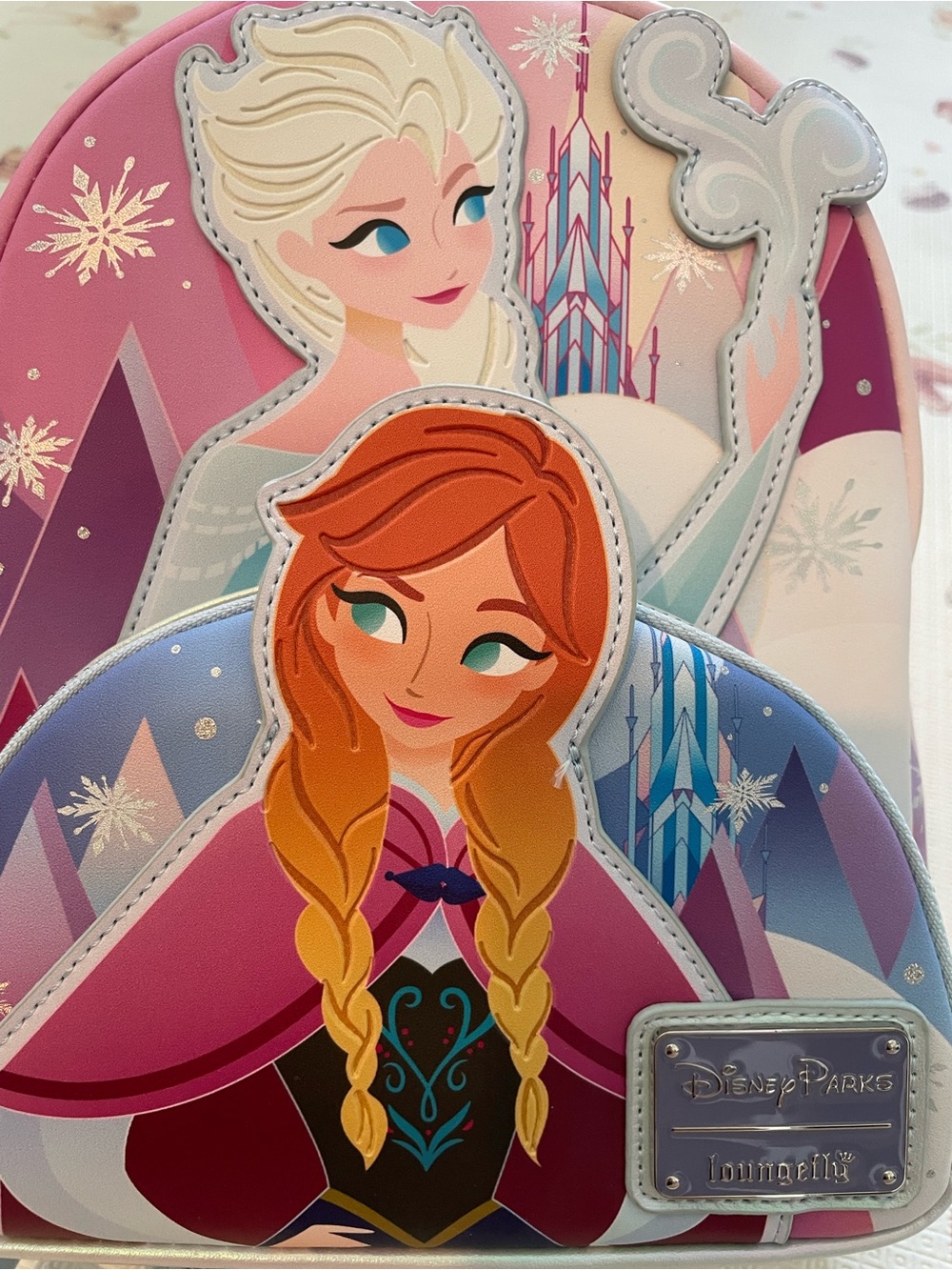 Disney Frozen Loungefly Mini Backpack NWT - Picture 2 of 9